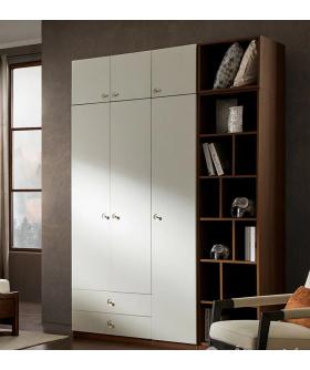 Tủ quần áo 132a - Gỗ MDF - Dài 1.6m đến 2.4m (Cao 2.4m)
